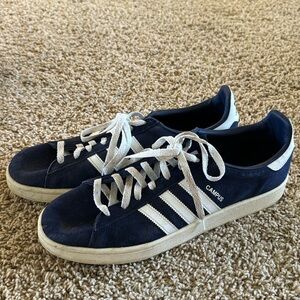 Size 13 Adidas Campus Shoes - Blue Suede